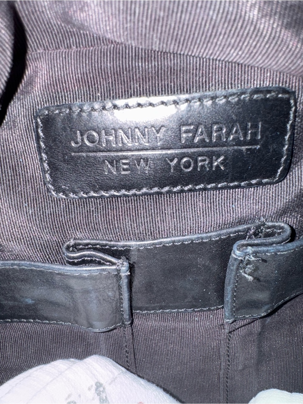 Johnny Farah New York Black Shoulder Bag